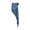 Flower-Decorated One-Shoulder Hollow Soft Denim One-Piece Swimsuit for Women - Image 10