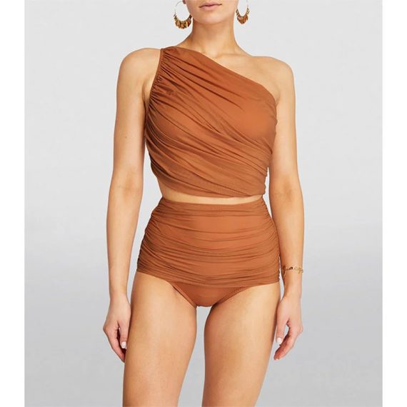 Off-Shoulder High-Waist Bikini Beach Swimsuit for Women - Image 2